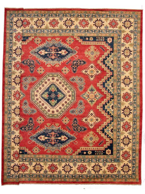 Afghan Finest Ghazni 12'10" x 13'0" Hand-knotted Wool Rug 