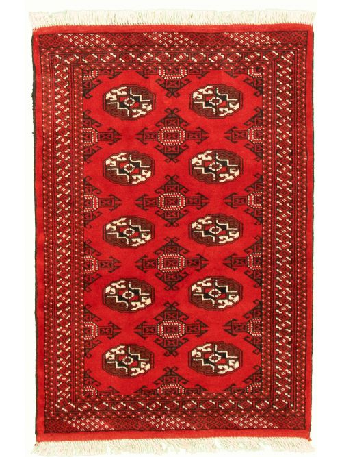 Turkmenistan Turkman 3'3" x 4'8" Hand-knotted Wool Rug 