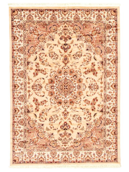 Indian Kashmir 6'1" x 9'1" Hand-knotted Wool Rug 