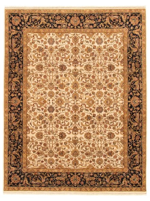 Indian Passions 8'2" x 10'3" Hand-knotted Wool Rug 