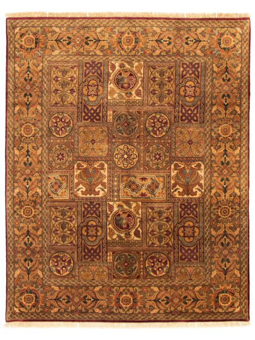 Indian Glory 8'1" x 10'0" Hand-knotted Wool Rug 