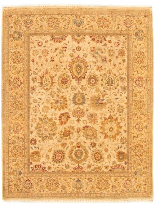 Indian Passions 7'10" x 10'1" Hand-knotted Wool Rug 