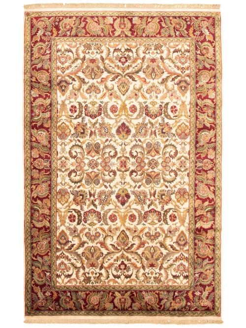 Indian Essex 5'11" x 9'3" Hand-knotted Wool Rug 