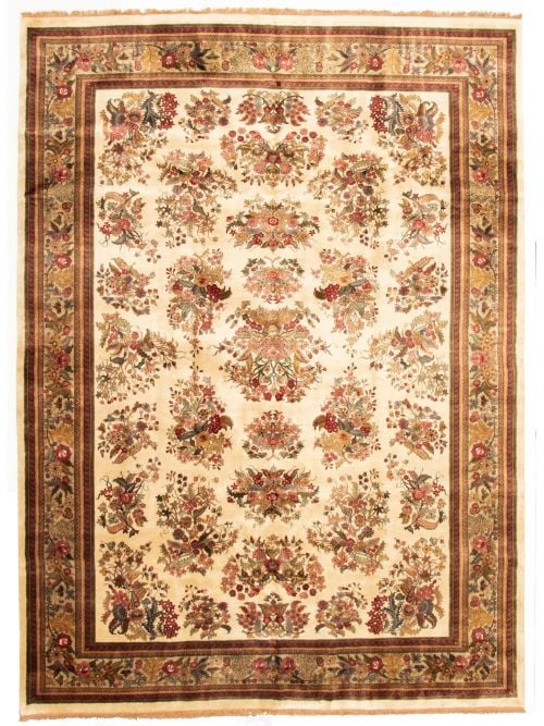 Indian Essex 9'10" x 13'6" Hand-knotted Wool Rug 