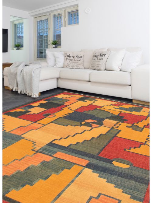 Turkish Sundance 8'3" x 9'10" Flat-Weave Wool Kilim 