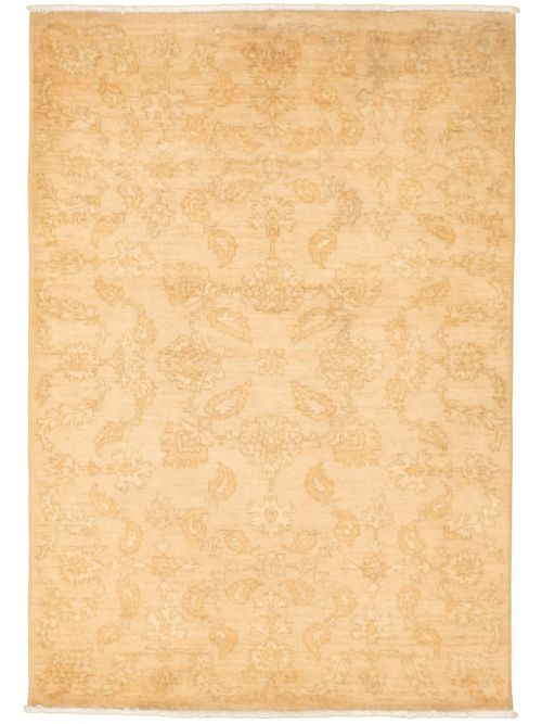 Pakistani 18 Of 20 Pak Finest Oushak 4'0" x 5'10" Hand-knotted Wool Rug 