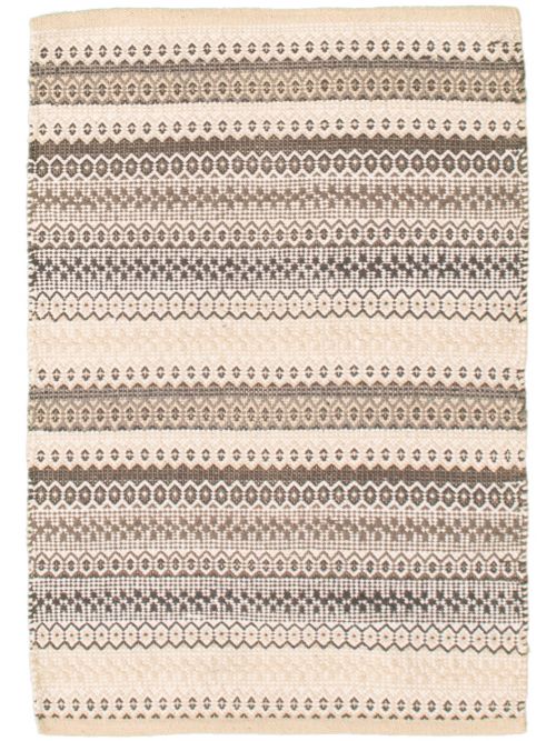 Turkish Old Style 2'0" x 3'0" Flat-Weave Wool Kilim 
