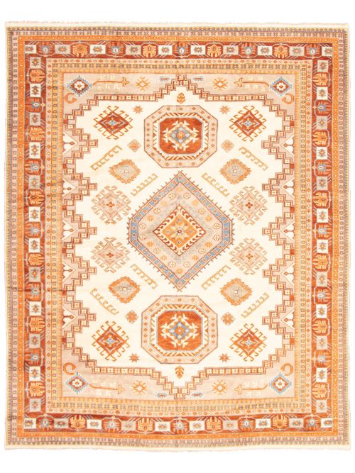 Indian Royal Kazak 11'8" x 14'7" Hand-knotted Wool Rug 
