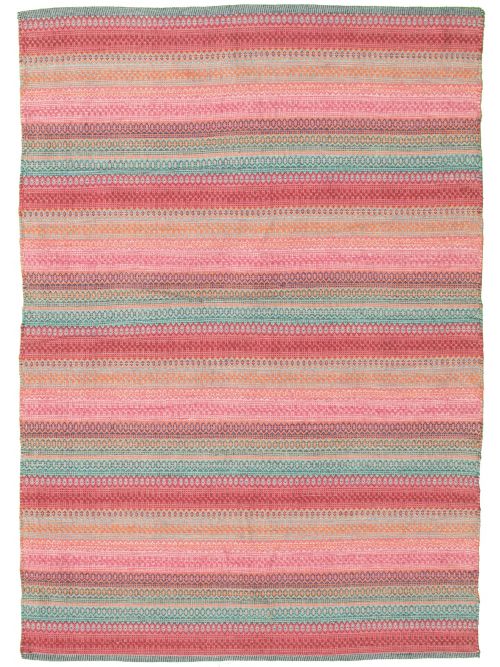 Kilim vif et coloré 5'0" x 7'4" en laine