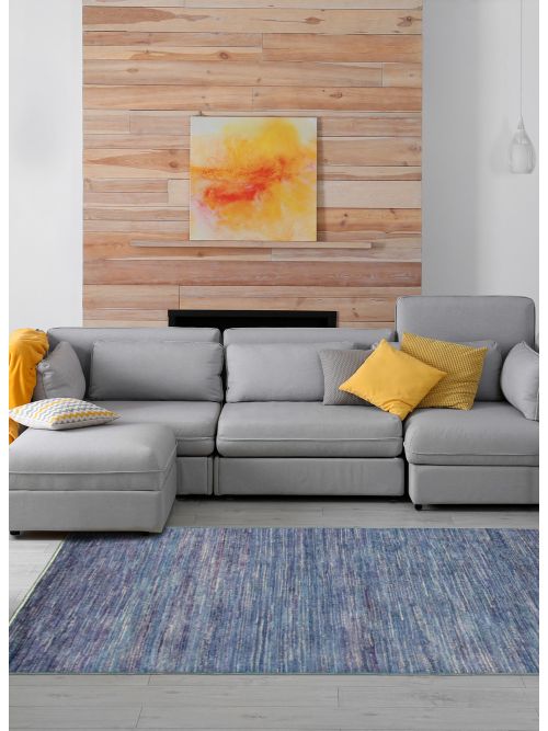 Pakistani Pak Finest Gabbeh 4'2" x 6'1" Hand-knotted Wool Rug 