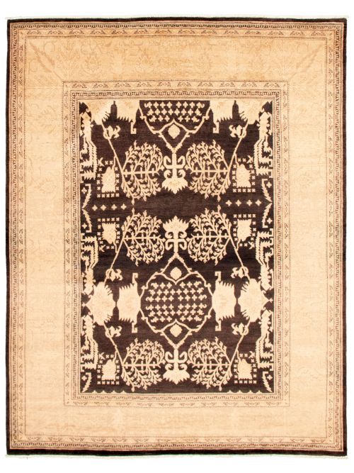 Pakistani Peshawar Finest Ottoman 7'11" x 10'2" Hand-knotted Wool Rug 