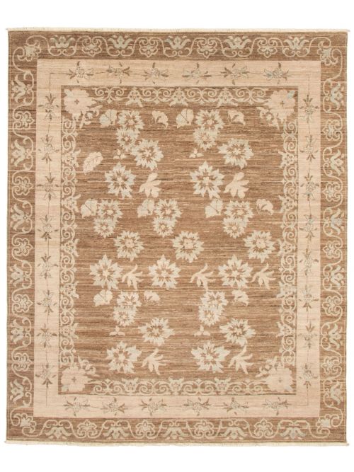 Pakistani Lahore Finest Collection 7'11" x 9'6" Hand-knotted Wool Rug 