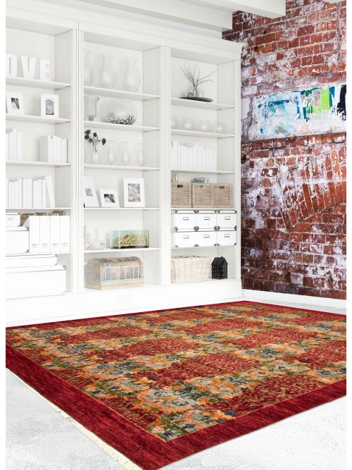 Pakistani Lahore Finest Collection 6'0" x 6'1" Hand-knotted Wool Rug 