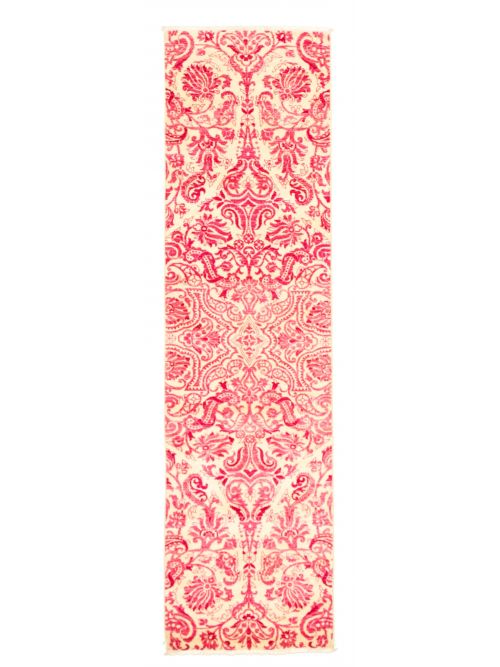 Pakistani Lahore Finest Collection Hand-knotted Wool Rug, 81 x 312 cm