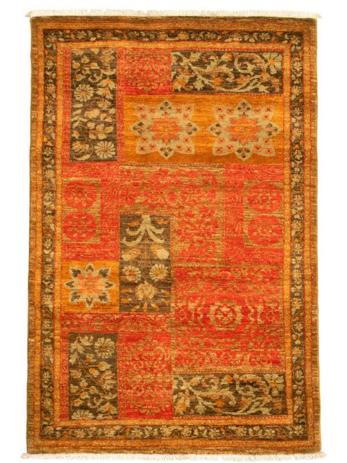 Pakistani Lahore Finest Collection 3'1" x 4'9" Hand-knotted Wool Rug 