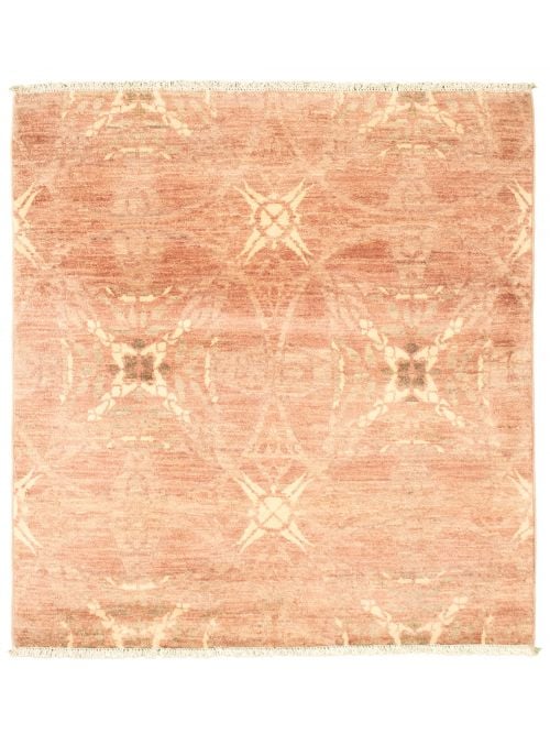 Pakistani Lahore Finest Collection 3'11" x 4'4" Hand-knotted Wool Rug 