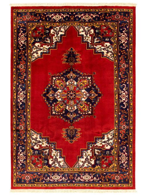 Indian Royal Mahal 6'2" x 9'2" Hand-knotted Wool Rug 