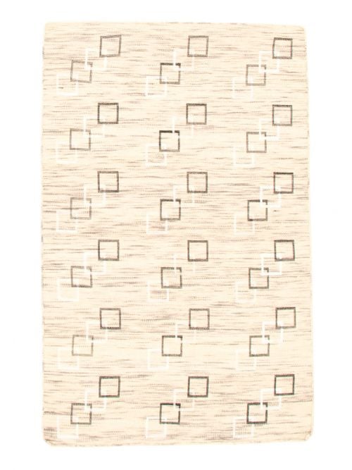 Indian Marrakech 4'0" x 6'0" Flat-Weave Wool Kilim 