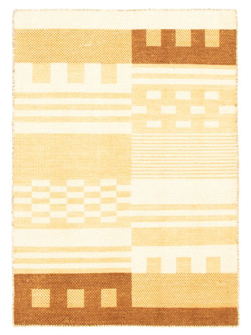 Indian Nevada 4'6" x 6'3" Flat-Weave Wool Kilim 