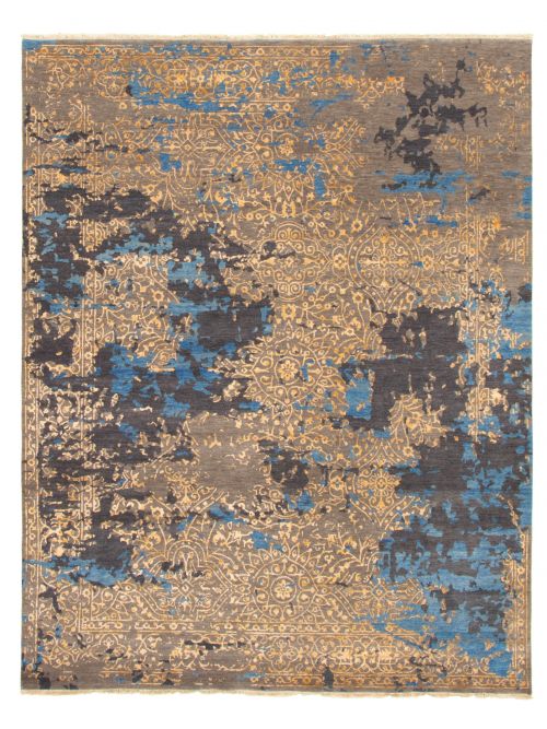 Indian Legacy 8'0" x 10'2" Hand-knotted Silk, Wool Rug 