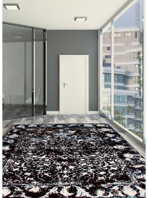 Indian Heritage 8'0" x 9'11" Hand-knotted Silk, Wool Rug 