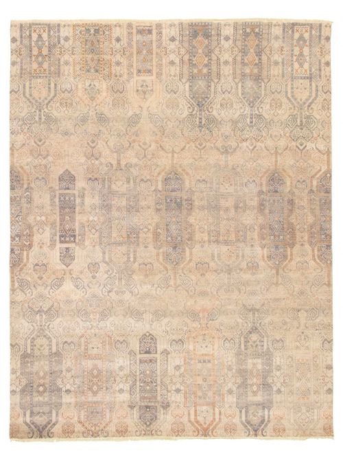 Indian Heritage 7'10" x 9'11" Hand-knotted Wool Rug 