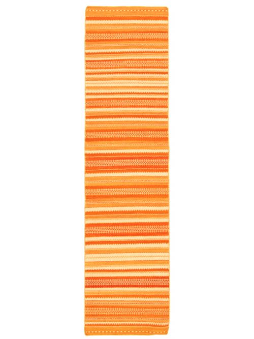 Indian Kalista 2'8" x 9'10" Flat-Weave Wool Kilim 