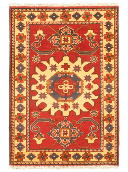 Afghan Finest Kargahi 3'3" x 4'8" Hand-knotted Wool Rug 