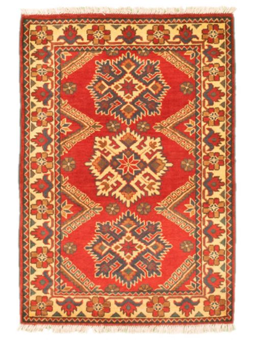 Afghan Finest Kargahi 2'10" x 4'0" Hand-knotted Wool Rug 