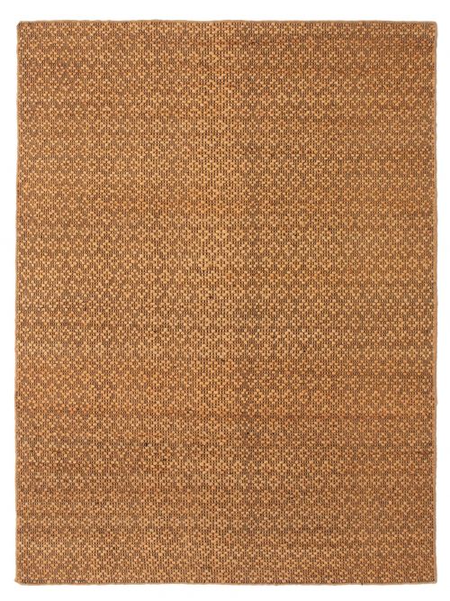 Indian Palas Denizli 5'5" x 7'5" Flat-Weave Jute Kilim 