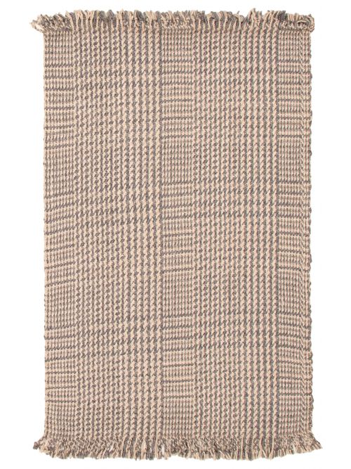 Indian Sienna 5'3" x 8'2" Hand Tufted Wool Rug 