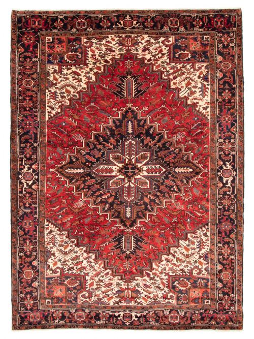 Persian Heriz 8'0" x 11'1" Hand-knotted Wool Rug 
