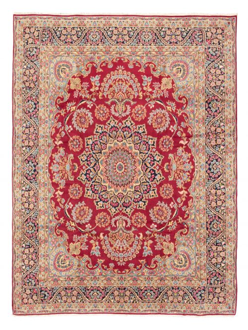 Persian Kerman 9'10" x 13'3" Hand-knotted Wool Rug 