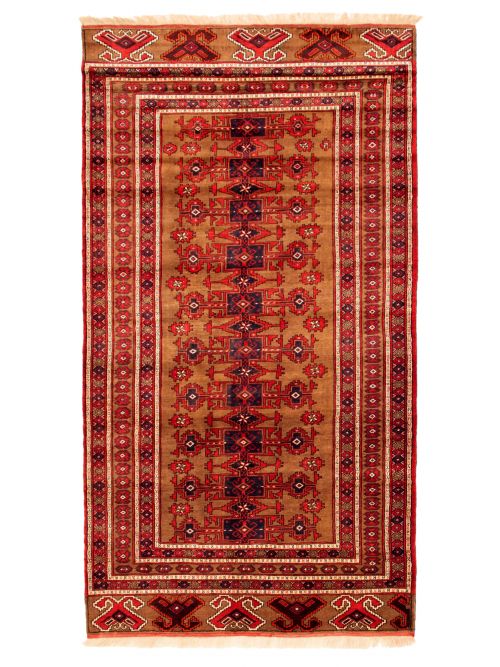 Turkmenistan Turkman 5'1" x 9'4" Hand-knotted Wool Rug 