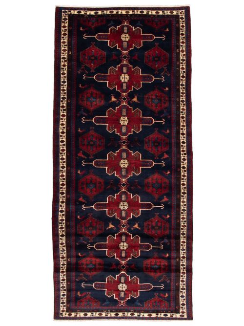 Persian Style 5'5" x 13'2" Hand-knotted Wool Rug 