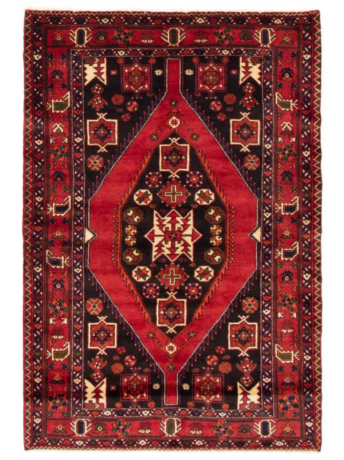 Persian Syle 4'10" x 7'1" Hand-knotted Wool Rug 