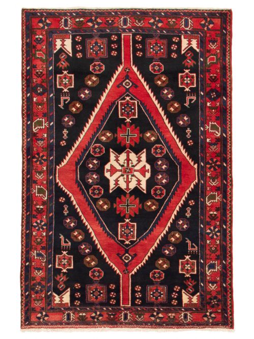 Persian Syle 4'6" x 6'8" Hand-knotted Wool Rug 