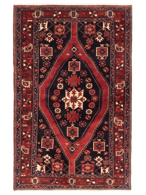 Persian Syle 4'10" x 7'7" Hand-knotted Wool Rug 