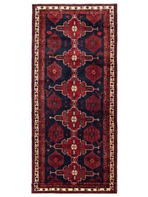 Persian Style 5'3" x 13'1" Hand-knotted Wool Rug 