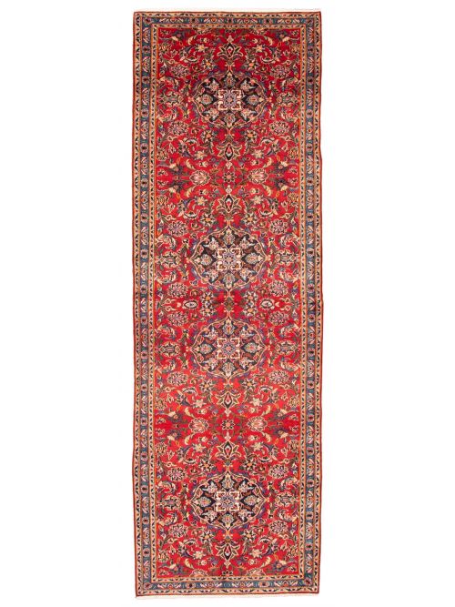Persian Kashan 3'10" x 12'10" Hand-knotted Wool Rug 