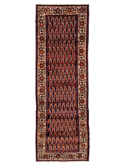 Persian Syle 3'4" x 10'2" Hand-knotted Wool Rug 