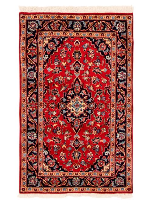 Persian Kashan 3'2" x 5'3" Hand-knotted Wool Rug 
