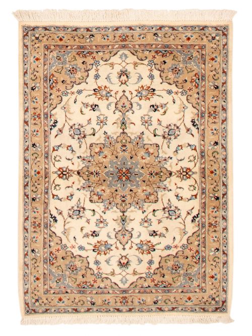 Persian Kashan 3'4" x 4'11" Hand-knotted Wool Rug 
