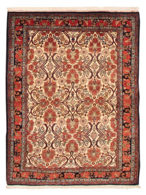 Persian Bijar 3'7" x 5'2" Hand-knotted Wool Rug 