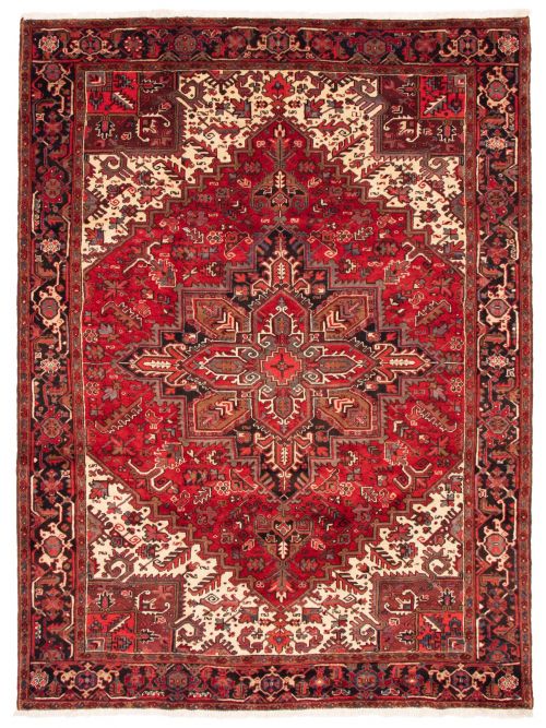 Persian Heriz 8'2" x 10'10" Hand-knotted Wool Rug 