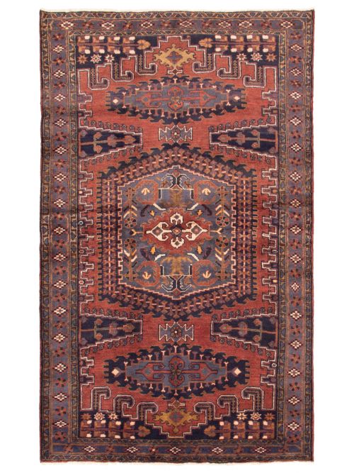 Persian Style 6'5" x 10'4" Hand-knotted Wool Rug 