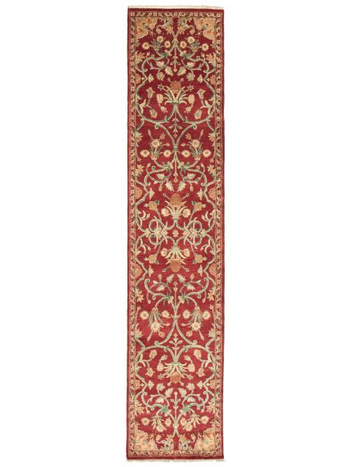 Indian Jamshidpour 2'8" x 12'4" Hand-knotted Wool Rug 