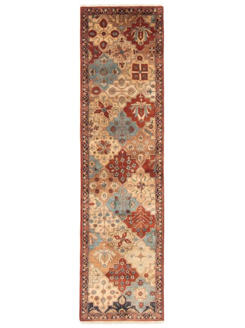 Indian Jamshidpour 2'8" x 9'9" Hand-knotted Wool Rug 