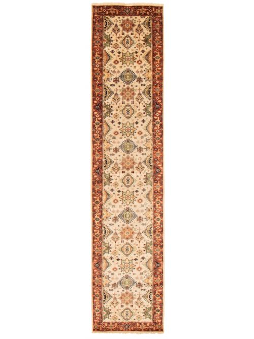 Indian Jules-Sultane 2'6" x 11'9" Hand-knotted Wool Rug 