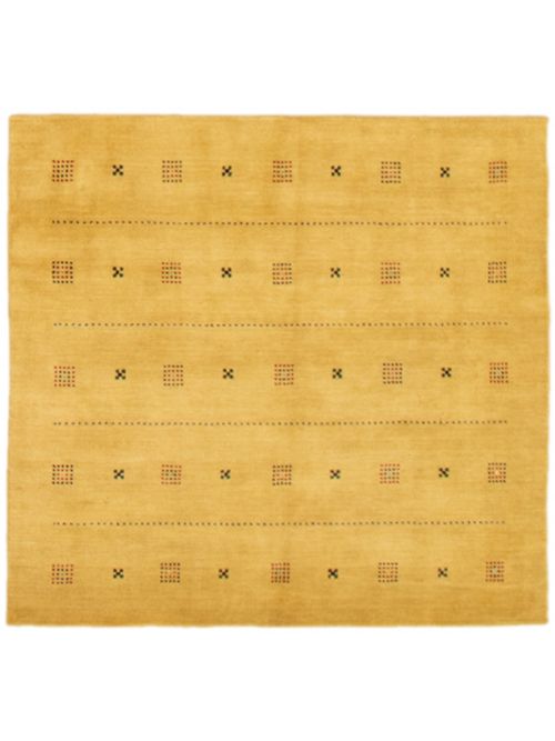 Indian Kashkuli Gabbeh 4'10" x 5'1" Hand Loomed Wool Rug 